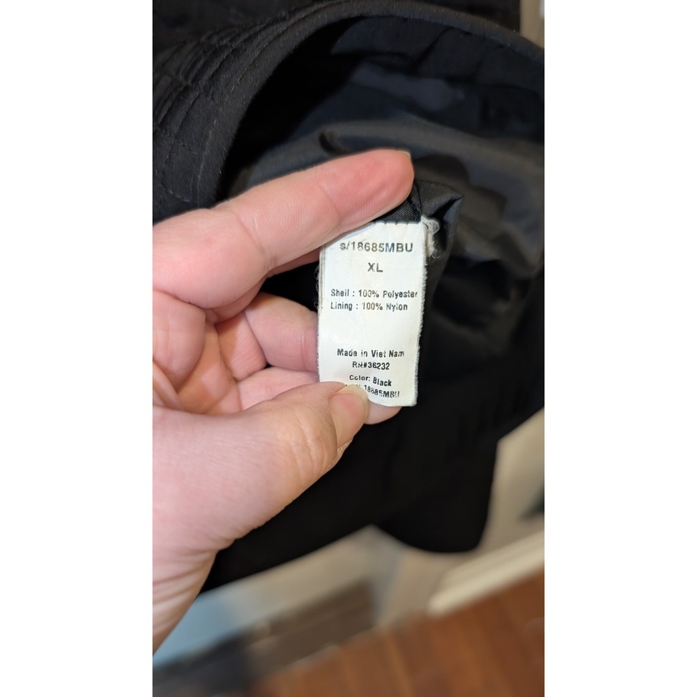 Gallery Black Quilted Jacket Women's XLarge - Picture 4 of 5